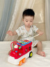 迪漫奇婴儿儿童玩具多功能合一巴士车六面体打地鼠音乐敲琴0-1岁红 实拍图