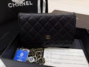 香奈儿（Chanel）女包 CHANEL WOC金扣颗粒压花菱格纹小牛皮羊皮链条包 斜挎发财包 AP0250 Y01864 C3906 18.5X13X3.0厘米 实拍图