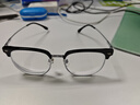 蔡司（ZEISS）镜片近视眼镜框男半框防蓝光辐射可配带散光度数眼睛女钛合金镜架 升级钛材 黑银 配colorein镜片1.60超薄 0-800 实拍图