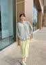 浪莎防晒衣女防紫外线2026夏季新款冰丝大帽檐宽松薄款透气户外防晒衣 青灰色 【显白透气可拆卸帽檐】 L （90-115斤） 实拍图