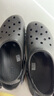crocs卡骆驰蜗轮洞洞鞋|208776 黑色-001 43(270mm)  实拍图