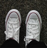 匡威（Converse）官方 莫尔登All Star男女板鞋中帮帆布小白鞋A00812C A00812C 39 实拍图