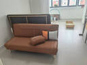 品上凯迪斯 现代简约多功能沙发床两用可折叠沙发床客厅沙发小户型懒人沙发 【新款猫抓皮】驼色 【炫彩海绵款】1.5米长2扶手2腰枕 实拍图