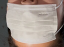 稳健医用外科口罩一次性医用口罩成人儿童透气防过敏防飞沫防尘棉里层 4盒儿童款白色 50只/盒 实拍图