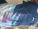 李宁T恤短裤套装男女同款速干凉爽比赛服AATT021 深航舰蓝-1 XL 实拍图
