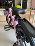 飞鸽【高端】镁合金儿童自行车3-4-6-8岁宝宝男孩女孩脚踏车公主单车 【95装】樱花粉+一体轮+双碟刹 14寸 适合身高95-105CM 实拍图