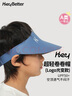 HeyBetter儿童防晒帽UPF50+无顶遮阳帽遮脸防紫外线 小蓝帽（蓝色） 均码 实拍图