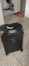 OEMG行李箱拉杆箱登机旅行箱大容量加厚铝框抗摔学生密码箱卡扣锁皮箱 尊贵黑 卡扣 全新升级-整体配色 26英寸 初中高中学生住宿 实拍图