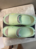 Saucony索康尼CRADLE摇篮2运动拖鞋男女时尚一脚蹬缓震舒适凉鞋 浅绿 42 实拍图