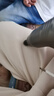 筋膜枪按摩器颈椎按摩仪捶背敲打背部棒腿部瘦腿按摩神器按摩锤健身运动生日礼物高档实用 【金属灰】6档可调节+送4个按摩头 实拍图