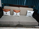 朗格日式棉麻沙发座垫2025新款四季通用亚麻靠背沙发盖巾防滑沙发垫 日式仿棉麻（高密编织）朴居卡其 70cm*210cm （三人位） 实拍图