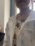 伯希和（Pelliot）[轻风2.0]户外防晒衣男女防晒服时尚短款夏季外套125212004白S 实拍图
