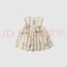 巴厘小猪女宝宝连衣裙夏季无袖背心裙儿童甜美可爱娃娃领森系清新女童裙子 阳光清新 100 实拍图