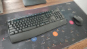 罗技（Logitech）MK345无线办公键鼠套装 宽大掌托 舒适键入体验 全尺寸 带无线2.4G接收器 黑色 实拍图