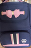 第九城（V.NINE） 书包小学生男孩女生护脊减负儿童书包背包1-3-6年级双肩包蓝配粉 实拍图