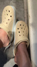 crocs卡骆驰贝雅卡骆班洞洞鞋|205089 冬日白/彩色-1LI 39(240mm) 实拍图