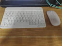 铂呐苓无线蓝牙键盘鼠标套装 适用ipad小米华为苹果VIVO OPPO平板小女生妙控办公静音手机笔记本电脑外接 无线蓝牙键盘冰雪白+双模充电鼠标【10寸】 实拍图