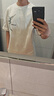马登工装错视风白色印花T恤男美式重磅纯棉宽松短袖衣服男装夏季 汝窑白 【今日下单顺丰包邮】 M 实拍图