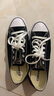 匡威（Converse）官方All Star经典帆布男女低帮休闲运动鞋黑色101001 101001/黑色 41.5 实拍图