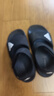 阿迪达斯 （adidas）童鞋露脚趾儿童凉鞋夏季款男童女童魔术贴软底小大童沙滩鞋GW0344 GW0344 黑 29 码/11k/脚长17.5cm 实拍图