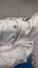 猫人【防螨抗菌纯棉】女士睡衣女夏薄款开衫家居服情侣可外穿淡黄色XL 实拍图