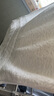 康尔馨酒店毛巾 纯棉加厚吸水面巾 2条装洗脸巾 白+灰 75*40cm 180g 实拍图