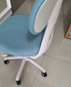 林氏家居座椅电脑椅宿舍学习椅【白框浅蓝布】BY008-D电脑椅（含脚踏圈） 实拍图