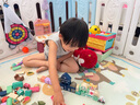 木丸子135粒实木动物园几何形状积木车早教玩具男女孩生日礼物家居装饰 实拍图
