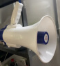 雅兰仕（EARISE） H11 扩音器无线大喇叭喊话器户外宣传录音手持扬声器便携式叫卖大声公可充电 白色 实拍图