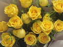拾光逆旅全国鲜花同城配送黄玫瑰时尚花束送女友闺蜜生日礼物鲜花花店送花 小确幸丨黄玫瑰配绿铃草桔梗小清新花束 实拍图
