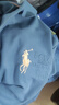 【透气宽松】夏季男士t恤保罗POLO衫男爸爸衣服休闲高端短袖 蓝色 XL 【推荐135-150斤】 实拍图