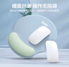BUBM 护腕女手腕垫手托创意简约笔记本电脑鼠标腕托防滑鼠垫护手护腕硅胶鼠标垫男-蓝+湖绿 实拍图