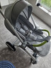 优乐博（ULOP）婴儿推车0-6岁用折叠可坐可躺带减震溜娃车神器超轻便宝宝推车 豪华4防皮质顶篷婴儿车-冰川银 实拍图