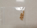 喜上眉梢喜饰黄金古法金珠999足金散珠硬金光面磨砂转运珠路路通圣诞礼物 4mm 重版光面珠五颗 1g 实拍图