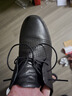 百丽情人节礼物男鞋商场同款牛皮革商务休闲皮鞋7GM01 黑色-打孔 40 实拍图