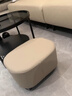 莫负时光小凳子家用矮凳客厅轻奢高级感沙发凳换鞋凳门口家用入户门穿鞋凳 超纤纳帕皮-糖豆款大号-咖灰色 实拍图