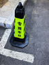 克鲁尼 反光路锥橡胶反光方锥请勿泊车禁止停车雪糕筒路障警示柱交通设施 4斤方锥（黄黑专用车位） 实拍图