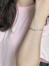 礼意久久【施华洛世奇锆】一克拉纯银手链女生日礼物女生高级感送女友老婆 实拍图