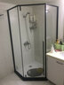九牧钻石型淋浴房整体浴室干湿分离卫生间隔断玻璃内外推拉门家用浴屏 联系客服测量 实拍图