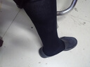 拾袜记薄款压力过膝袜女夏季瘦腿jk袜防滑防晒凉感长筒袜子女黑色高筒袜 实拍图