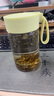 富光清然玻璃杯 高硼硅玻璃水杯子 女生便携牛奶咖啡高颜值茶杯330ml 实拍图
