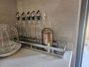 帅仕免打孔厨房置物架壁挂式调料架304不锈钢佐料架调味品挂墙收纳架 单层调味架（50长） 实拍图