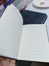 子渊羊巴皮笔记本a5本子可定制加厚记事本商务黑色皮面工作本办公简约日记本文艺印logo随身ins复古 A6 灰色 160页 实拍图