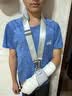 中量医用腕关节固定支具儿童前臂骨折固定护具手腕桡骨远端夹板腕部 成人款左+肩带 实拍图