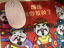 B.O.W航世  HW098SDL-2 无线键盘鼠标套装 充电键鼠套装 超薄便携 笔记本台式电脑办公键盘鼠标 粉色 实拍图
