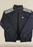 adidas休闲简约三条纹梭织立领夹克外套男装阿迪达斯官方三叶草 黑色 2XL 实拍图