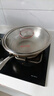 美厨（maxcook）316不锈钢炒锅 带盖锅具34cm三层钢锅 电磁炉燃气炉通用MCC2072 实拍图