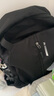361°双肩包男士大容量通勤背包休闲大学生书包出差电脑包轻便旅行包 黑色潮流款【可放16寸电脑+缓震背垫】 实拍图