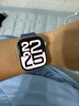 Apple/苹果 Watch Series 10 智能手表GPS款46毫米银色铝金属表壳丹宁色运动型表带S/M MX203CH/B 实拍图
