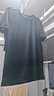 安踏（ANTA）冰丝速干运动套装男2025夏季新款透气短袖t恤男休闲健身跑步服饰 1204-2基础黑/基础黑 L/175 适合120-140斤 实拍图